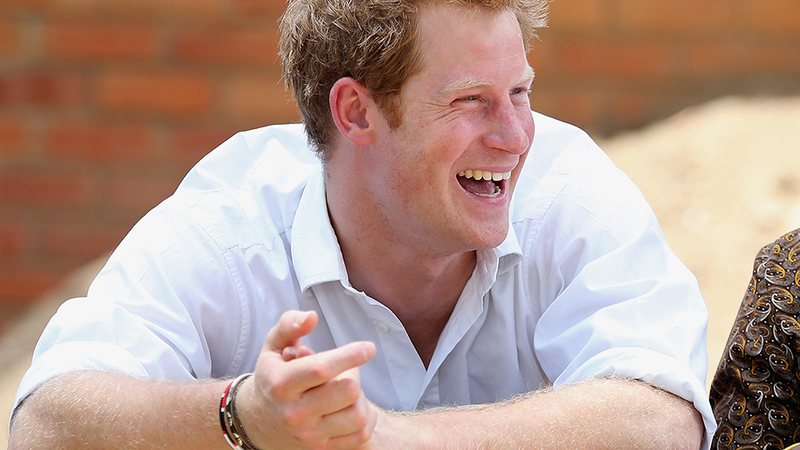 Illustration for article titled Your Boyfriend Prince Harry Grins His Way Through a Visit to Lesotho
